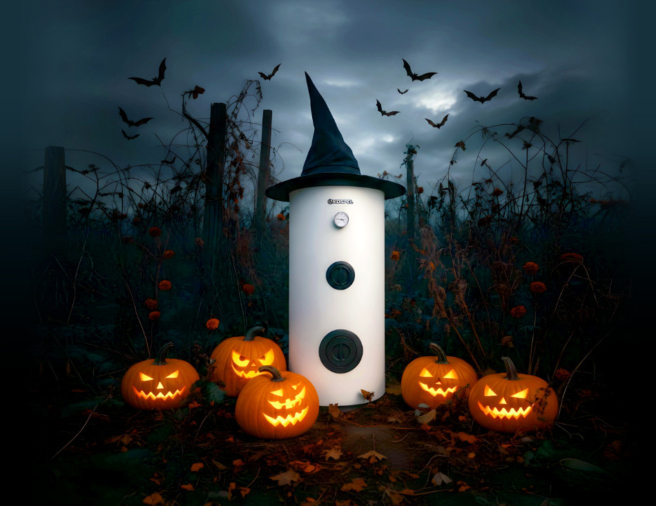 Halloween z Kospel: Upiornie Wydajne Zbiorniki c.w.u. i Bufory c.o. z 8-letnią Gwarancją